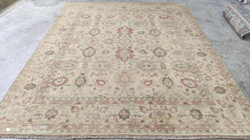 Sally Hand-Knotted 7.6x9.3 Oushak | Banana Manor Rug Company