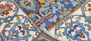 Samara Weaving Hand-Knotted Oushak Rug Light Blue and Ivory 8x10.3 | Banana Manor Rug Company