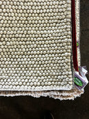 Samuel Foote Handwoven Wool Durrie Ivory Loop Ball (various sizes) | Banana Manor Rug Factory Outlet