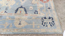 Sandy 7.10x10 Light Blue Hand-Knotted Oushak Rug | Banana Manor Rug Company