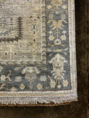 Sara Richmond 8x10 Grey Hand-Knotted Oushak Rug | Banana Manor Rug Company