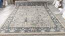 Sara Richmond 8x10 Grey Hand-Knotted Oushak Rug | Banana Manor Rug Company