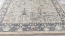 Sara Richmond 8x10 Grey Hand-Knotted Oushak Rug | Banana Manor Rug Company