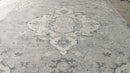 Sarah Bernhardt Silver and Grey Hand-Tufted Kashan Rug 9x12 | Banana Manor Rug Company