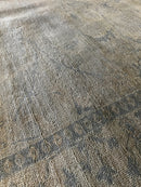 Sativa 7.9x.9.9 Beige and Ivory Hand-Knotted Oushak Rug | Banana Manor Rug Company