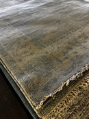 Sativa 7.9x.9.9 Beige and Ivory Hand-Knotted Oushak Rug | Banana Manor Rug Company