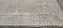 Scarlet O'Hara's Hot Sister 9x11.9 Aqua Hand-Knotted Oushak Rug | Banana Manor Rug Company