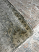 Scarlet O'Hara's Sensational Step-Sister 10x13.9 Aqua Hand-Knotted Oushak Rug | Banana Manor Rug Company