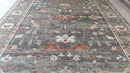 Scarlet Witch 9x12 Grey Hand-Knotted Oushak Rug | Banana Manor Rug Company