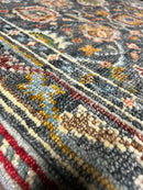 Scarlett Johansson 2.6x9.9 Dark Grey Hand-Knotted Oushak Runner | Banana Manor Rug Factory Outlet