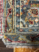 Scarlett Johansson 2.6x9.9 Dark Grey Hand-Knotted Oushak Runner | Banana Manor Rug Factory Outlet