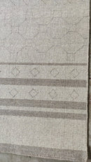 Seraphina 4.6x6.6 Beige Handwoven Durrie Rug | Banana Manor Rug Company