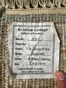 Sharon Stone 3x14 Light Green and Cream Hand-Knotted Oushak Runner | Banana Manor Rug Factory Outlet