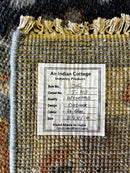 Sigourney Weaver 8.9x12 Light Blue Hand-Knotted Oushak Rug | Banana Manor Rug Factory Outlet