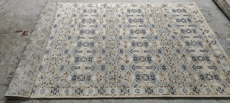 Sigrid Gurie 5x8 Beige Hand-Knotted Modern Rug | Banana Manor Rug Company