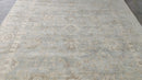 Simone Signoret 9x12 Sage Hand-Knotted Oushak Rug | Banana Manor Rug Company