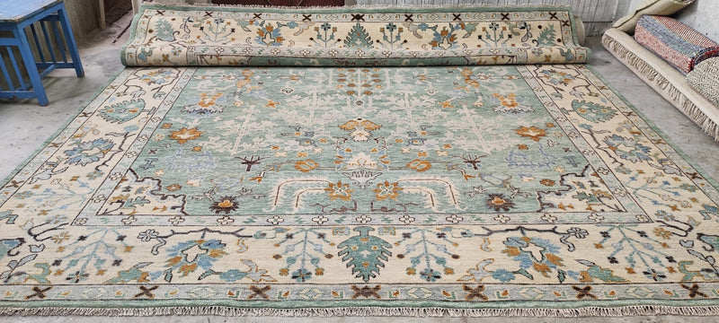 Sixth Street Allie Hand Knotted 12x14’6” Oushak | Banana Manor Rug Company