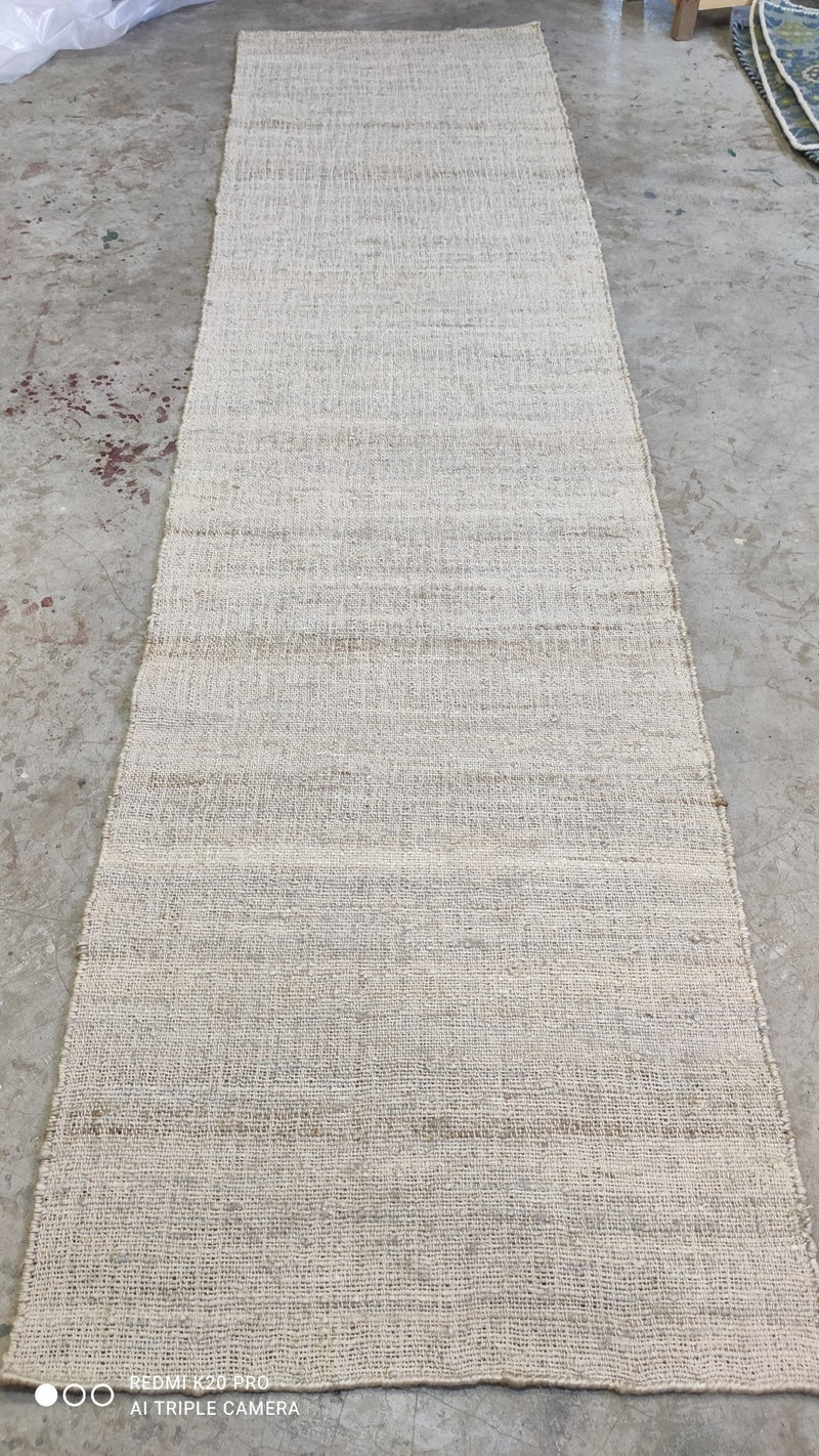 Skyler White 2.6x12 Handwoven Natural Jute Runner | Banana Manor Rug Company