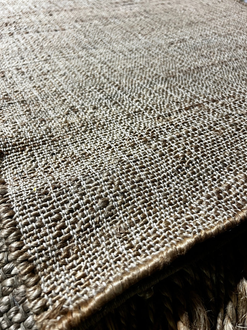 Skyler White 2.6x12 Handwoven Natural Jute Runner | Banana Manor Rug Company