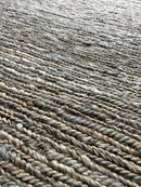 Soban (Multiple Sizes) Handwoven Aqua Jute Soumak Rug | Banana Manor Rug Company