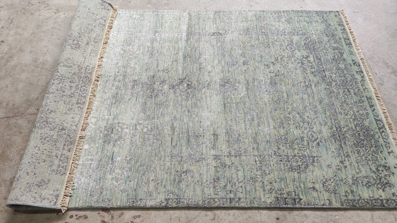 Sonja Wigert 4x6 Grey Mix Hand-Knotted Rug | Banana Manor Rug Company