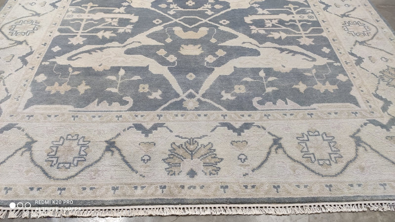 Stacey Hand Knotted 8x9.9 Oushak | Banana Manor Rug Company