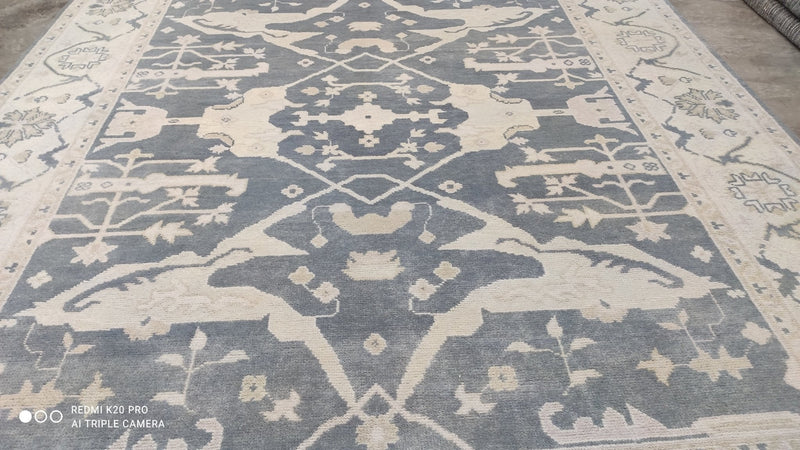 Stacey Hand Knotted 8x9.9 Oushak | Banana Manor Rug Company