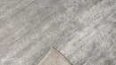 Stealers Wheel 9.9x13.9 Hand-Knotted Silver and Grey Viscose Rug | Banana Manor Rug Company