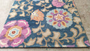 Stéphane Audran 5x7.6 Blue Floral Hand-Tufted Rug | Banana Manor Rug Company