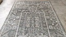 Storm 5.3x7.6 Dark Grey Hand-Knotted Oushak Rug | Banana Manor Rug Company