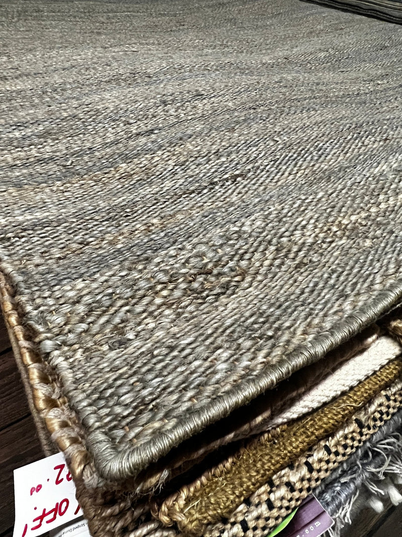 Stuart Margolin 5.9X8 Green Jute Rug | Banana Manor Rug Factory Outlet