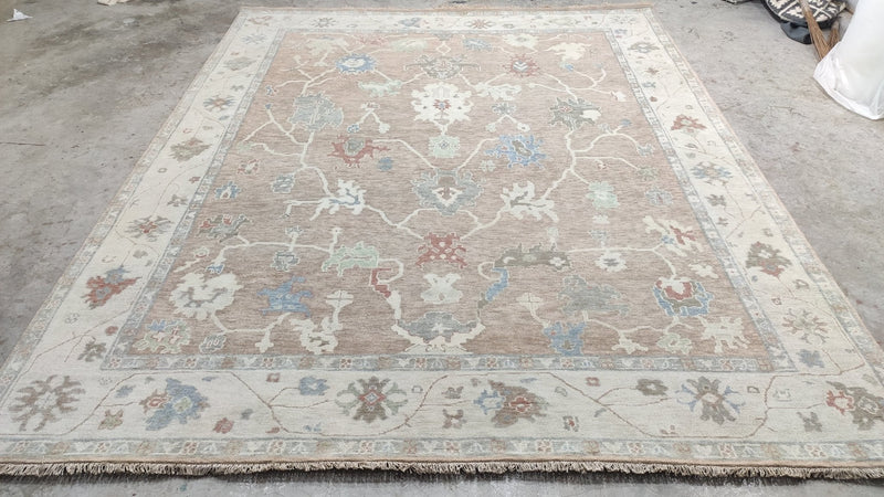 Sultana Handwoven Turkish Weave 8x10 Oushak Rug | Banana Manor Rug Company