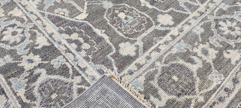 Summer Jensen Grey Hand-Knotted Oushak Rug 8x10 | Banana Manor Rug Company