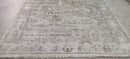 Suzanne Ascher Grey and Beige Hand-Knotted Oushak Rug 8x10 | Banana Manor Rug Company