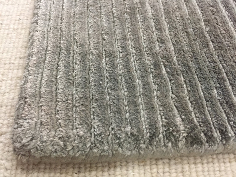 Suzy Chaffee Loom Knotted Viscose Rug With Subtle Striations | Banana Manor Rug Company