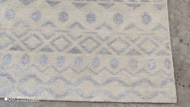 Tac Toc Hand-knotted 8x10 Wool Rug | Banana Manor Rug Company