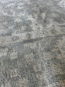 Tatyana Abramova 10x14 Hand-Knotted Oushak Rug Aqua and Silver O'Hara | Banana Manor Rug Factory Outlet