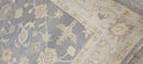 Tatyana Miron Grey and Light Grey Hand-Knotted Oushak Rug 8x10 | Banana Manor Rug Company