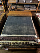 Tawny Kitaen 4x6 Textured Blue Hand-Knotted | Banana Manor Rug Factory Outlet