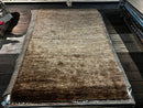 T.C. Calvin 4.9X8 Brown Sheared Durrie Rug | Banana Manor Rug Company