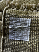 Temuera Morrison Hand-Knotted Modern Ivory and Grey Diamond 8.3X10 | Banana Manor Rug Company