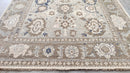Tessa 9x12 Hand-Knotted Light Grey and Brown Oushak Rug | Banana Manor Rug Company