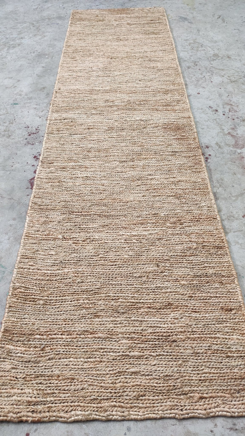 The Brandon/Robert Cunundrum Handwoven Natural Jute Runner (Multiple Sizes) | Banana Manor Rug Company