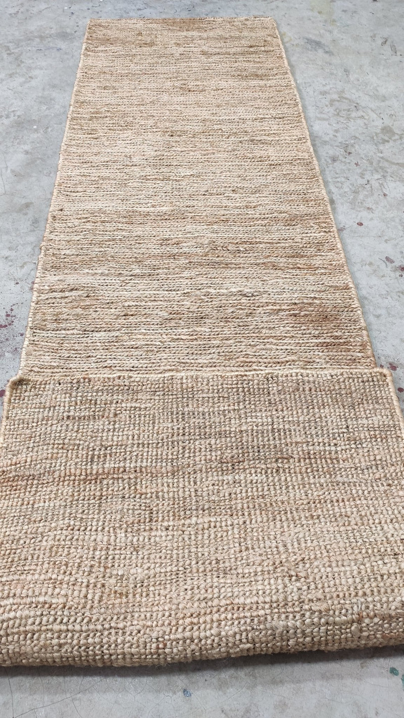 The Brandon/Robert Cunundrum Handwoven Natural Jute Runner (Multiple Sizes) | Banana Manor Rug Company