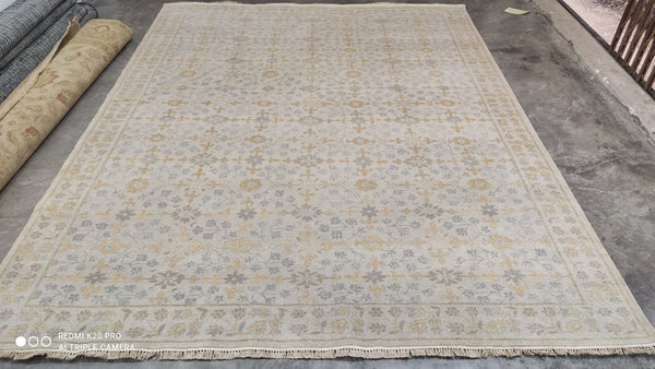 The Waitress Hand-Knotted 8x10 Oushak | Banana Manor Rug Company