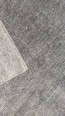 Tina the Misdemeanor 5.6x7.3 Light Grey Handwoven Low Pile Durrie Rug | Banana Manor Rug Company