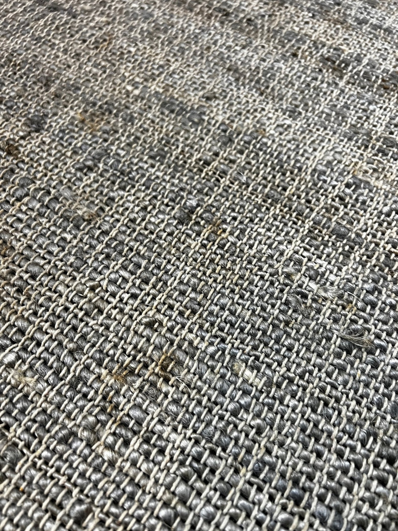 Todd Alquist 2.6x13 Handwoven Silver Jute Runner | Banana Manor Rug Company