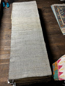 Todd Alquist 2.6x13 Handwoven Silver Jute Runner | Banana Manor Rug Company