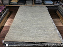 Tom Tuttle from Tacoma 5x8 Handwoven Natural and Grey Striped Jute Rug | Banana Manor Rug Factory Outlet