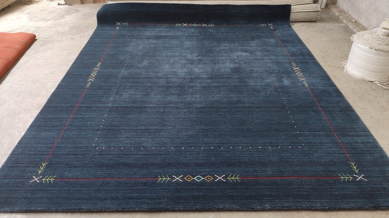 Toonces Blue Handwoven Rug (Multiple Sizes) | Banana Manor Rug Company